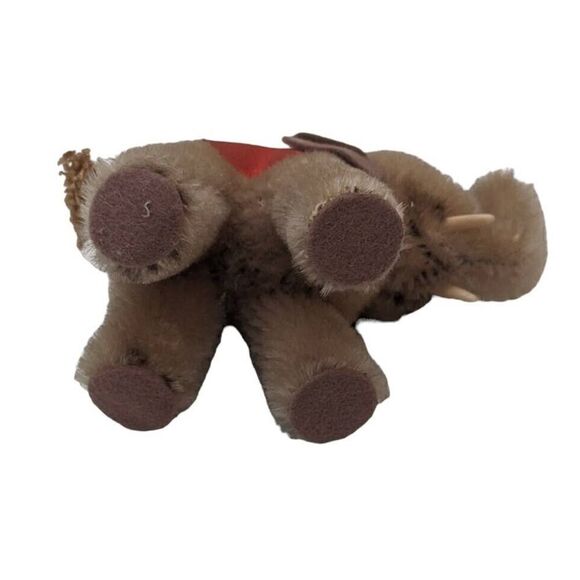 Steiff Baby Elephant 6307,0 With Button & Tag Vintage 50s - Picture 4 of 4